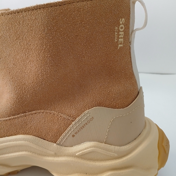 Sorel Womens Kinetic Breakthru Acadia Wateroroof Camel Sneaker Boot Sizs 10.5 - Picture 7 of 14